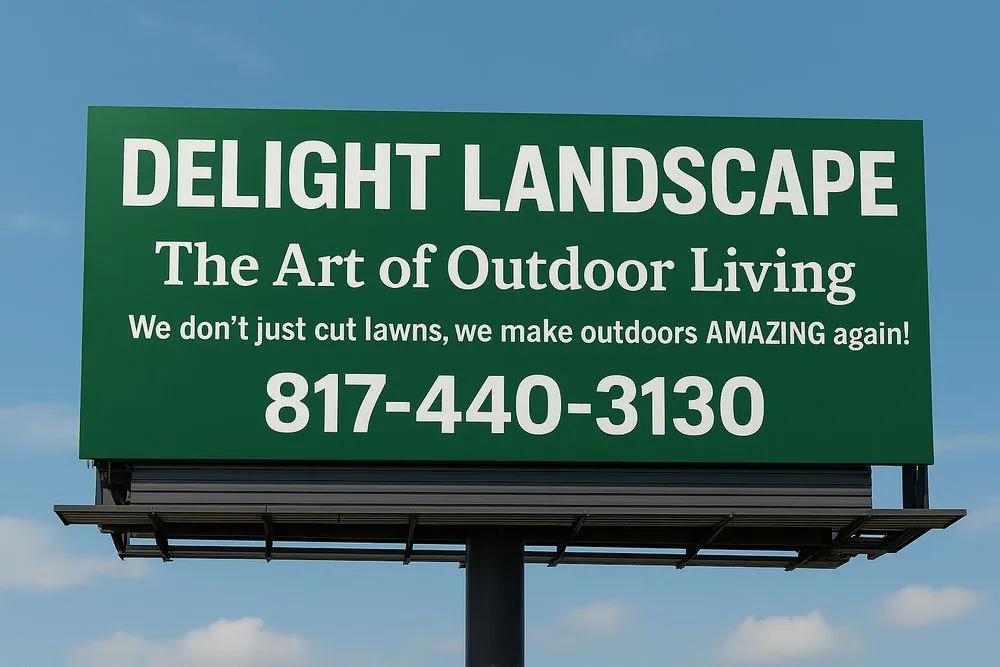 Custom yard cleanup service with custom design in Fort Worth, TX by Delight Landscape