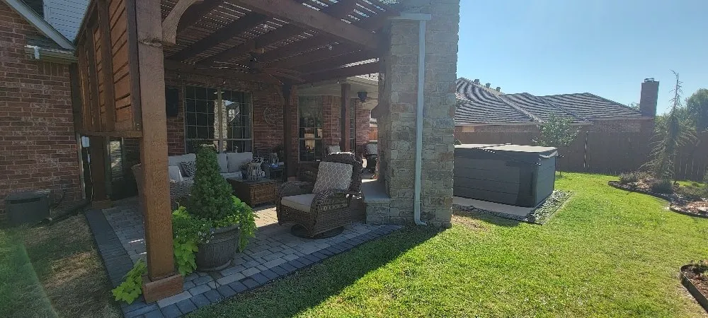 Local landscape installation in Newcastle, OK - DeLoera Total Lawncare