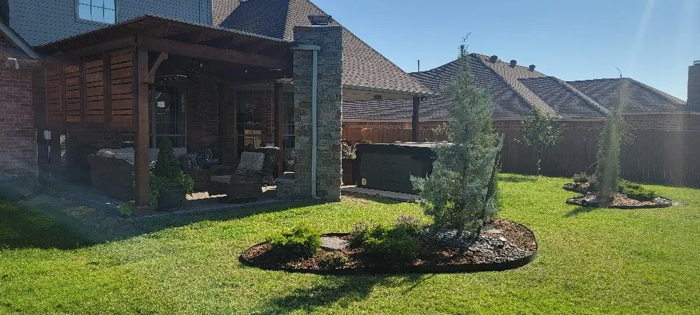 Local yard cleanup service with custom design across Newcastle, OK - DeLoera Total Lawncare