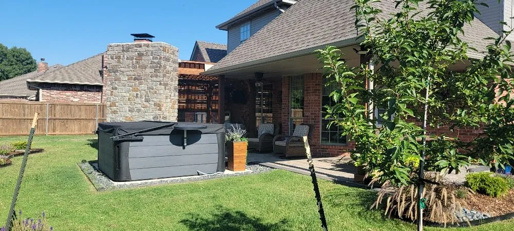 Custom landscape design in Newcastle, OK - DeLoera Total Lawncare