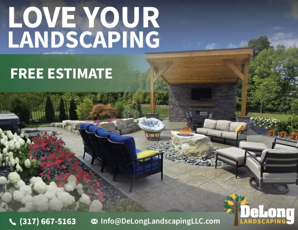 Local yard maintenance for residential properties in Noblesville, IN by Delong Landscaping