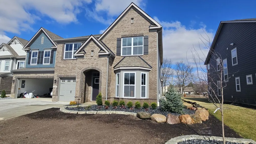 Expert lawn mowing service with custom design across Noblesville, IN - Delong Landscaping