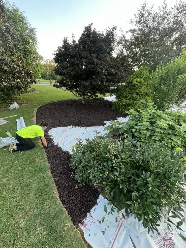 Affordable lawn mowing service in Summerville, GA by Delrocco Landscaping