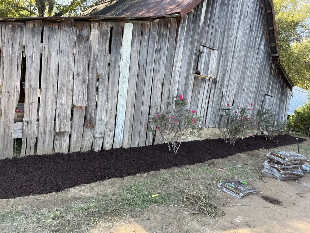 Expert lawn mowing service for homes in Summerville, GA by Delrocco Landscaping