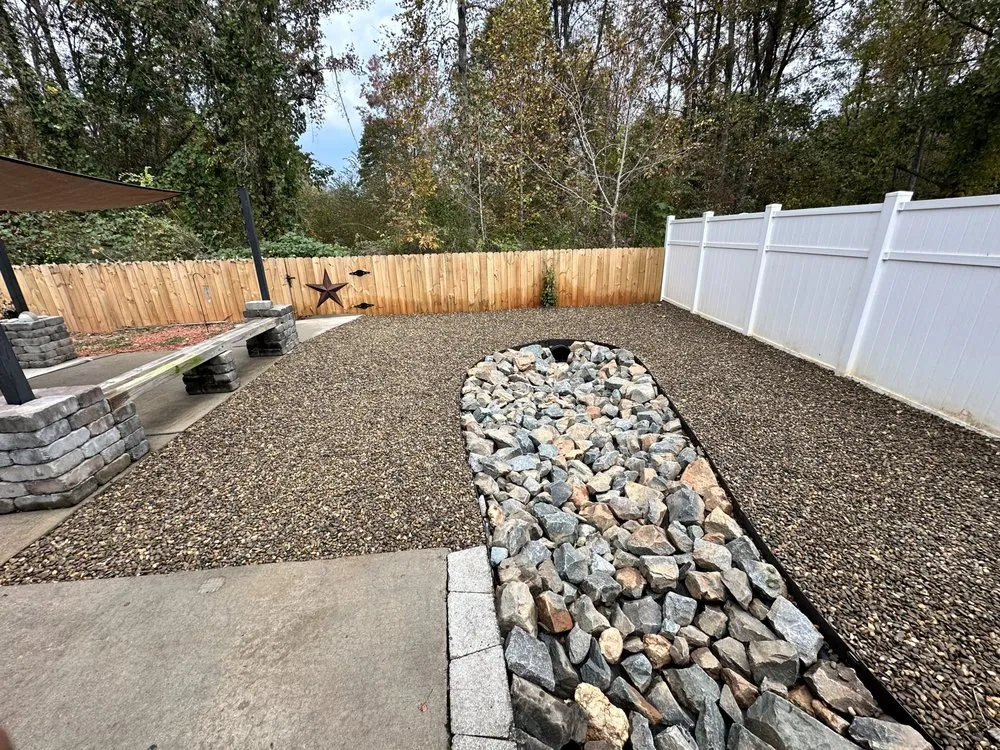 Custom yard cleanup service in Mint Hill, NC - Delta Landscape Services