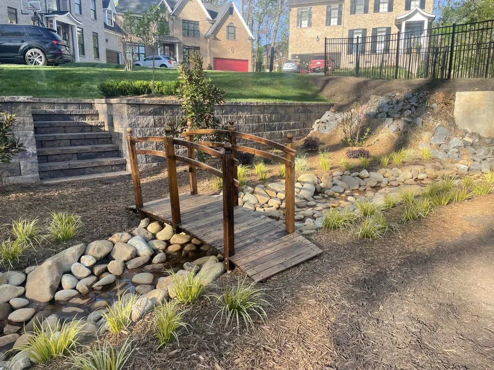 Custom lawn care service for outdoor upgrades in Mint Hill, NC by Delta Landscape Services