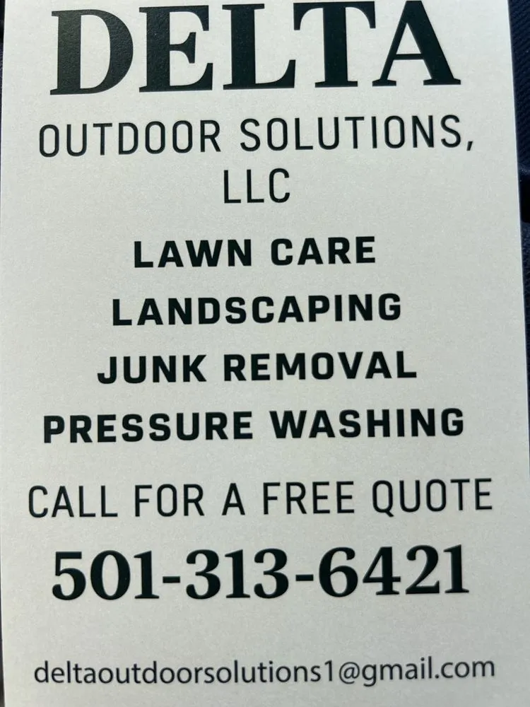 Professional yard maintenance experts serving North Little Rock, AR - Delta Outdoor Solutions