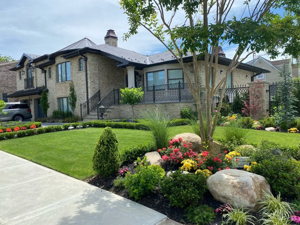 Professional lawn care service with custom design across Franklin Square, NY - DeLutri Landscaping