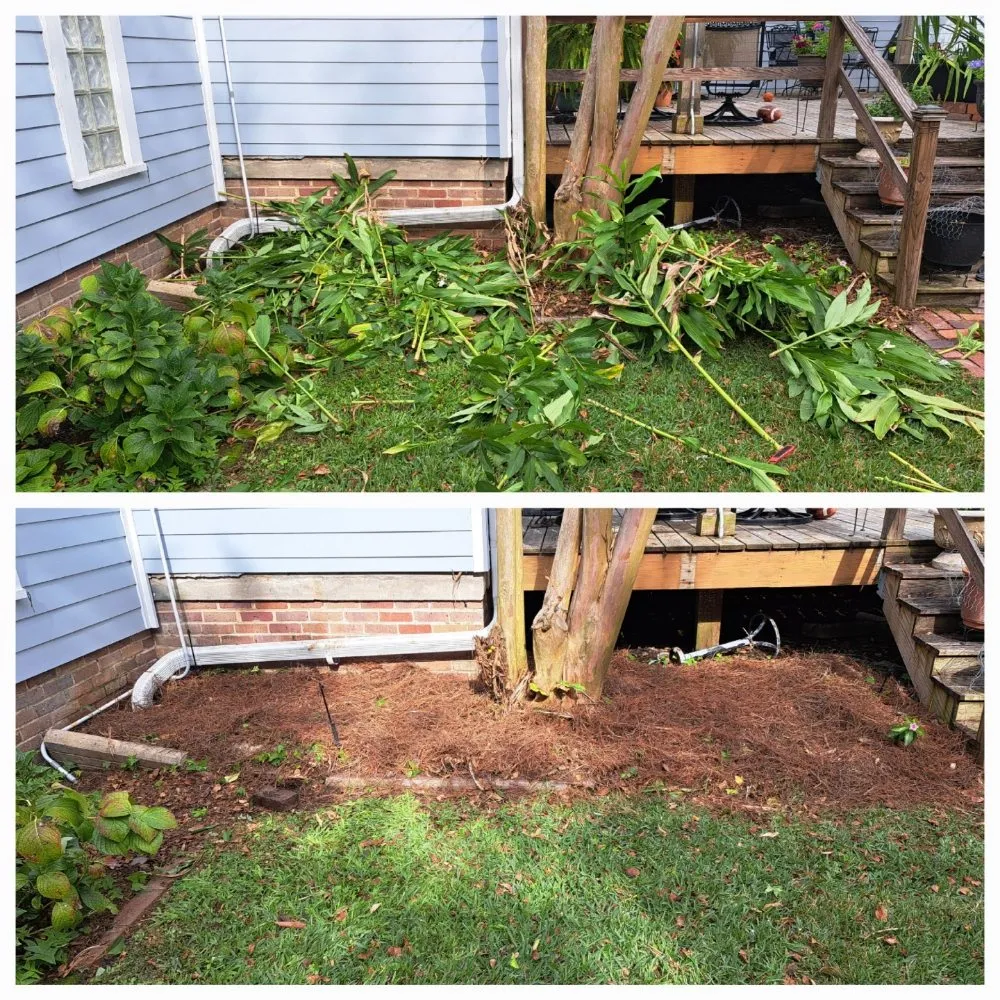 Custom garden landscaping with custom design across New Orleans, LA - Deluxe Landscaping And Handyman Services