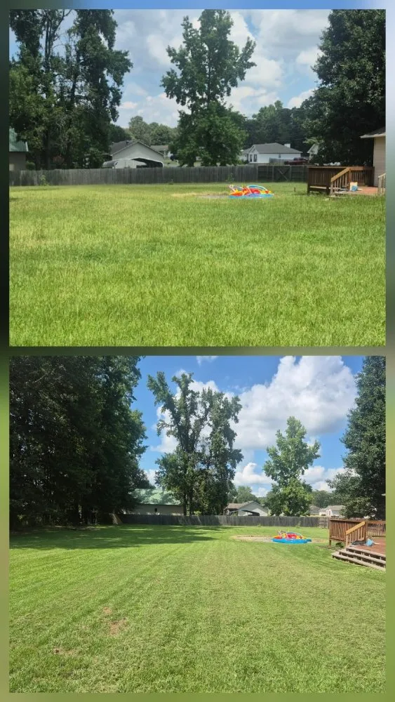 Custom garden landscaping for year-round maintenance in Bradford, AR by Deluxe Lawn Care & Handyman Services