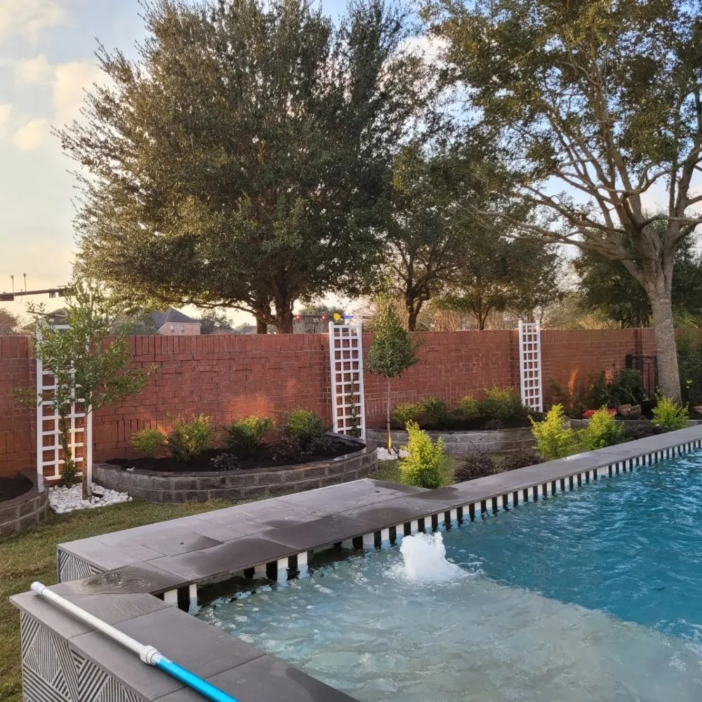 Reliable outdoor landscaping in Cypress, TX by Deluxscapes