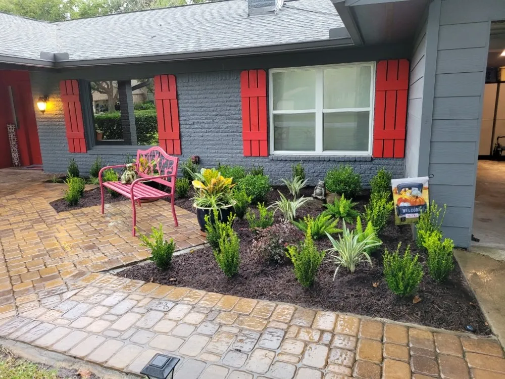 Top-rated garden landscaping with custom design across Cypress, TX - Deluxscapes