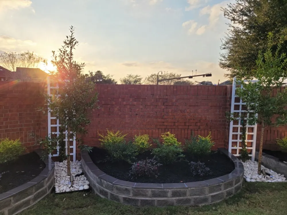 Local landscape installation in Cypress, TX - Deluxscapes