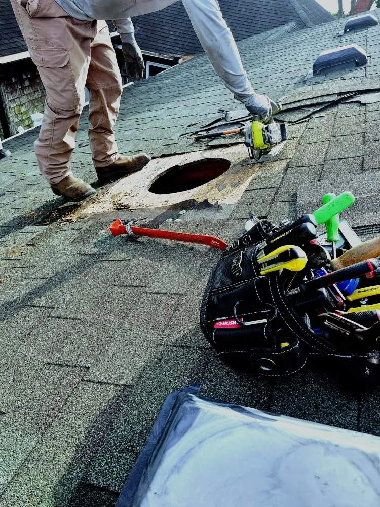 Professional garden landscaping in Powells Point, NC by Delvale’s Services