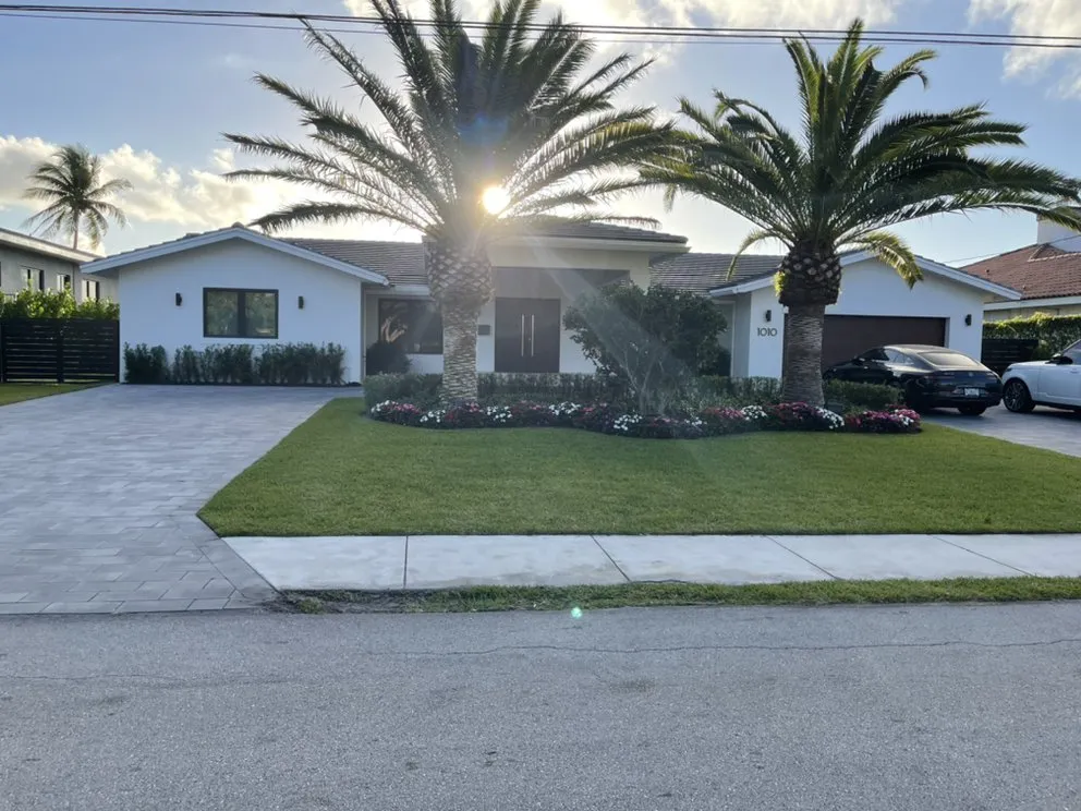 Professional lawn care service for year-round maintenance in Hollywood, FL by DeMarco Landscape Design Group