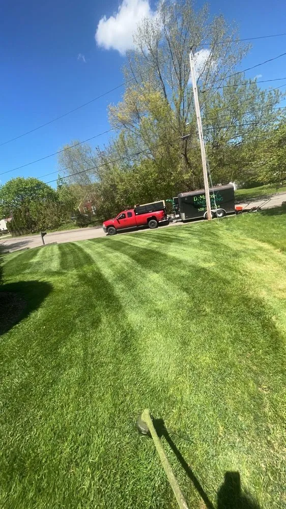 Custom lawn care service for outdoor upgrades in East Taunton, MA by DeMatos Landscaping