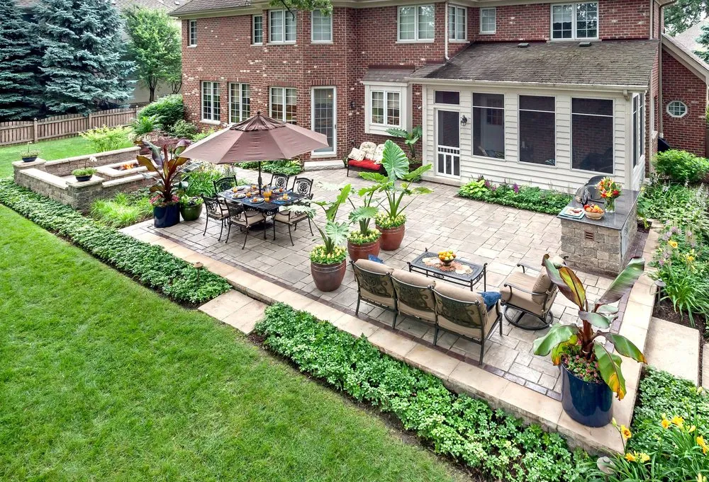 Local outdoor landscaping for year-round maintenance in Woodbridge, VA by Deming Lawn & Landscape