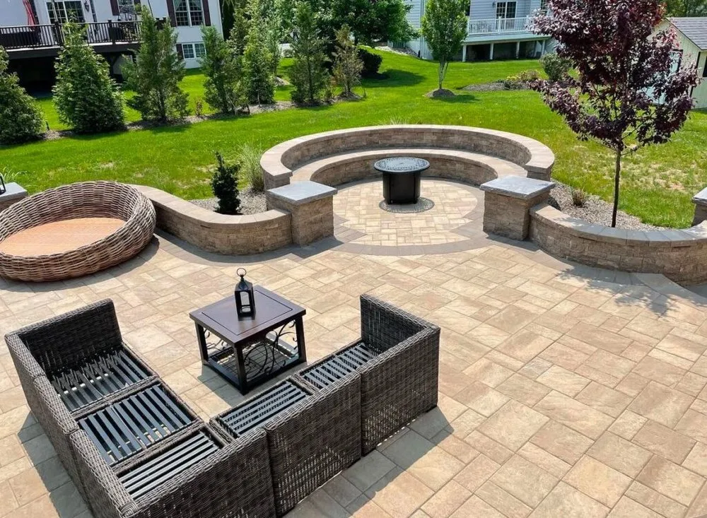 Custom outdoor landscaping for homes across Woodbridge, VA - Deming Lawn & Landscape