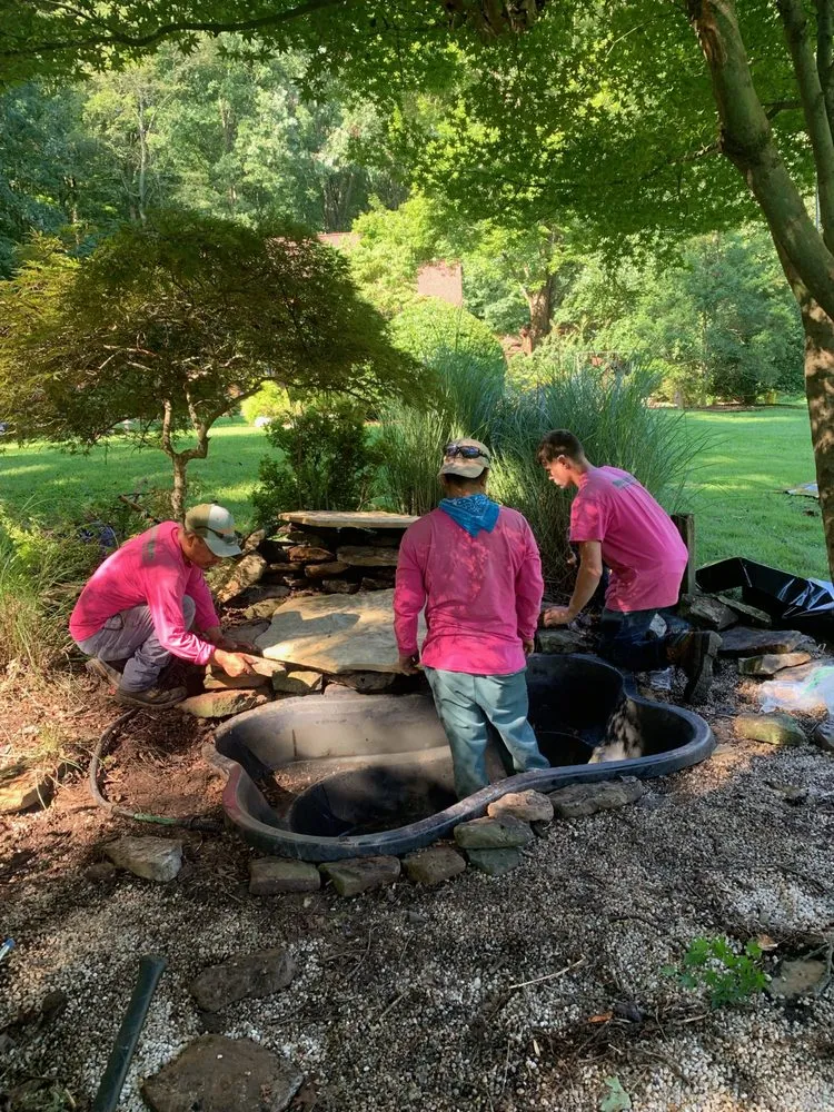 Affordable landscape installation in Knoxville, TN by Dempster Brothers Lawn Care & Landscaping