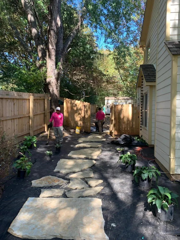 Affordable landscape installation for year-round maintenance in Knoxville, TN by Dempster Brothers Lawn Care & Landscaping
