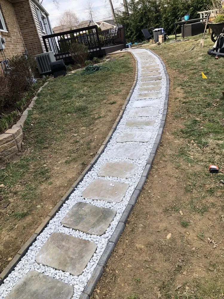 Custom landscape design in Chantilly, VA by Denis Landscaping