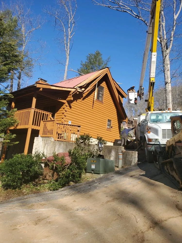 Top-rated yard cleanup service in Sevierville, TN by Dennison's Affordable Tree Service