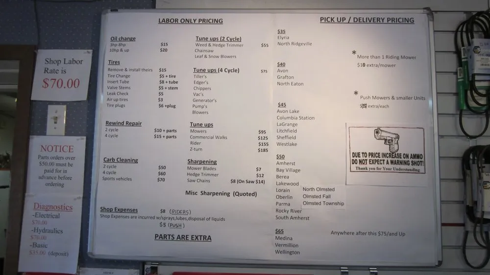 Affordable yard maintenance in North Ridgeville, OH by Denny's Mower Repair