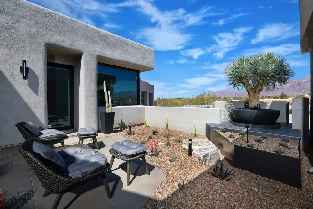 Reliable landscaping services for homes in Tucson, AZ by Denomy Designs