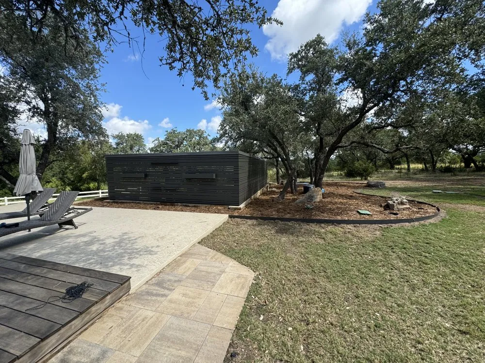 Custom residential landscaping in Leander, TX - Densing Lawn