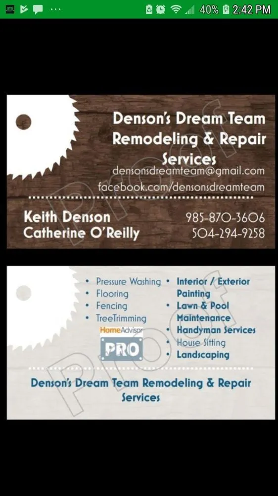 Trusted landscape design in Houma, LA by Denson's Dream Team Remodeling & Repair
