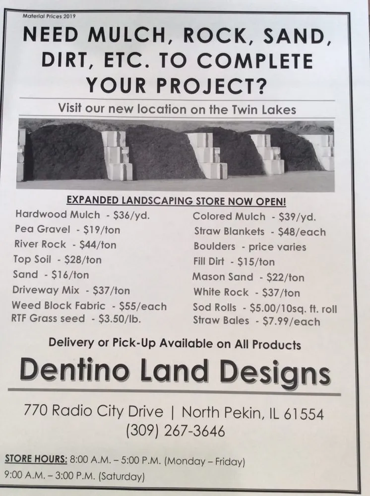 Top-rated landscaping services with custom design across North Pekin, IL - Dentino Lawn Designs