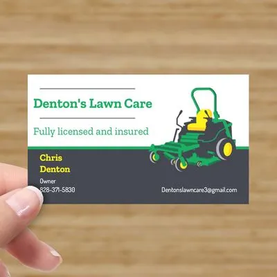 Denton's Lawn Care Logo