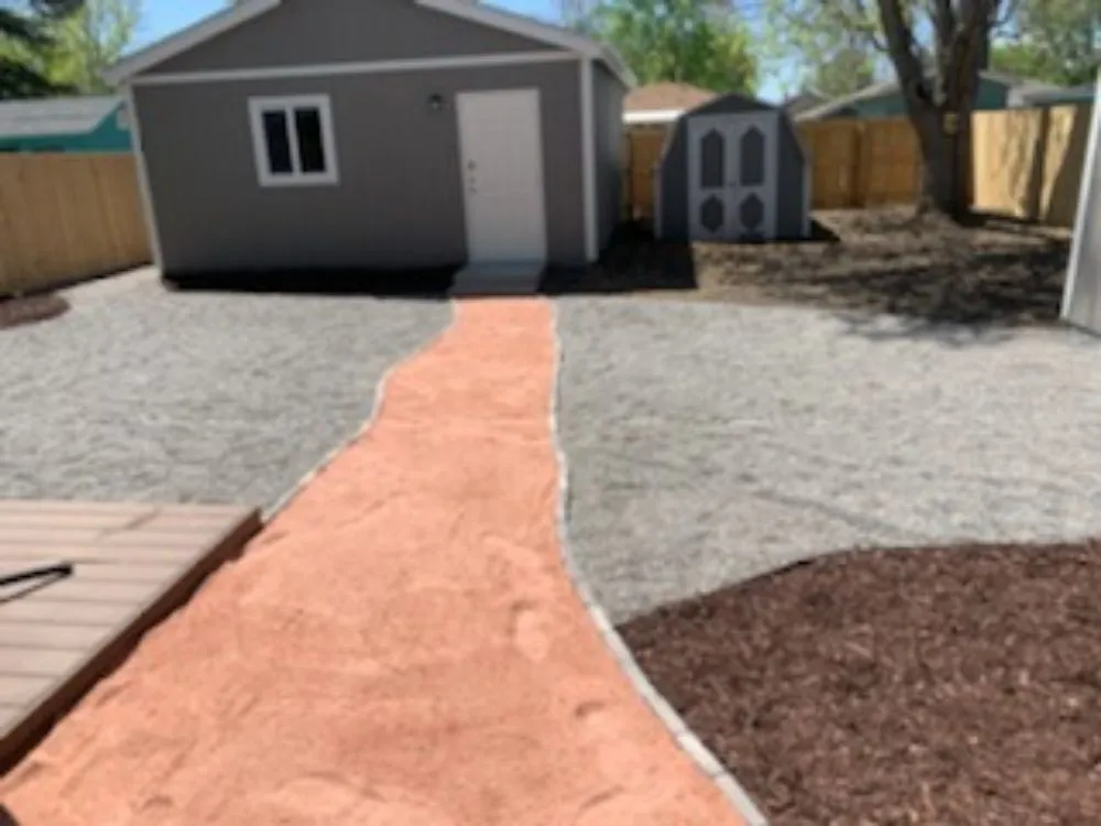 Custom garden landscaping in Denver, CO - Denver Concrete and Landscaping