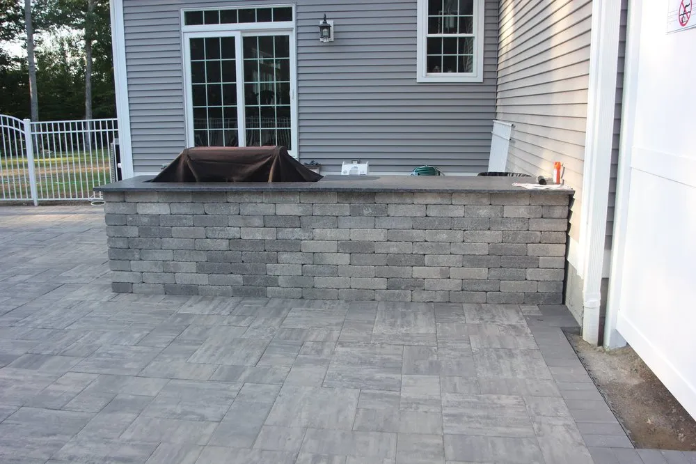 Professional yard cleanup service with custom design in Harwinton, CT by Dependable Lawn Care & Landscaping