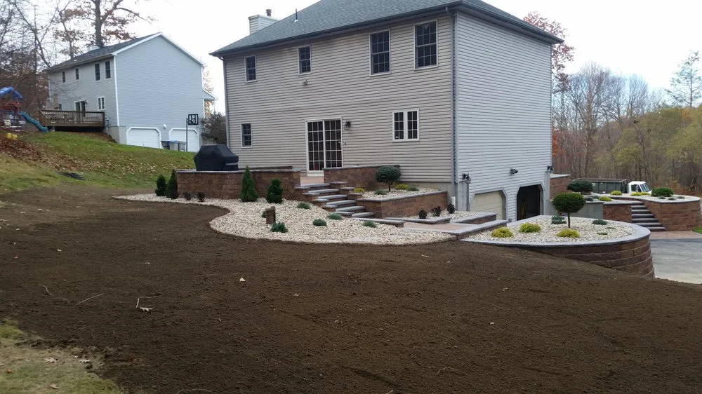 Reliable landscape design for beautiful yards in Harwinton, CT by Dependable Lawn Care & Landscaping