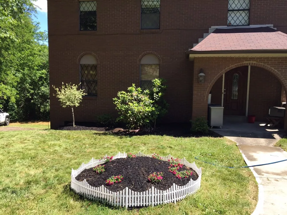 Top-rated landscape installation with custom design in Pittsburgh, PA by Dependable Lawn Services