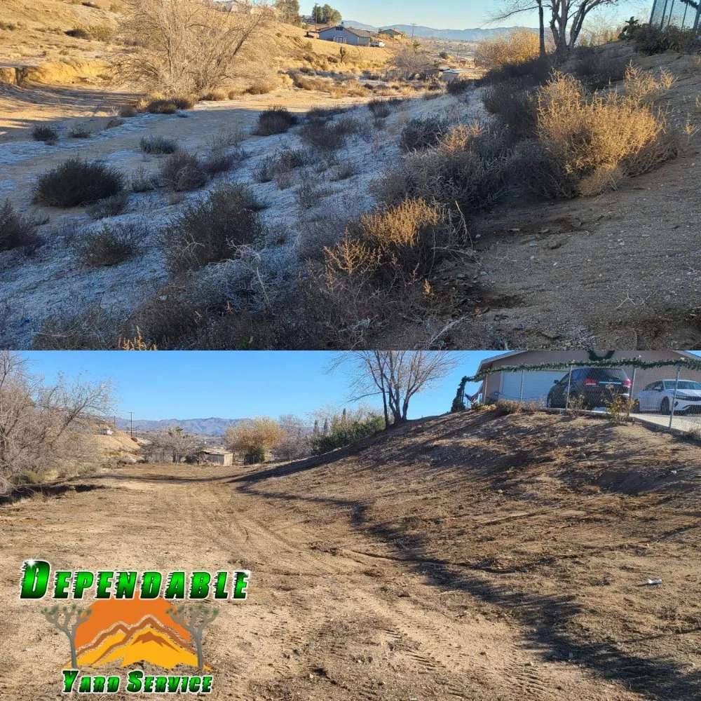 Top-rated lawn mowing service near you in Hesperia, CA by Dependable Yard Service