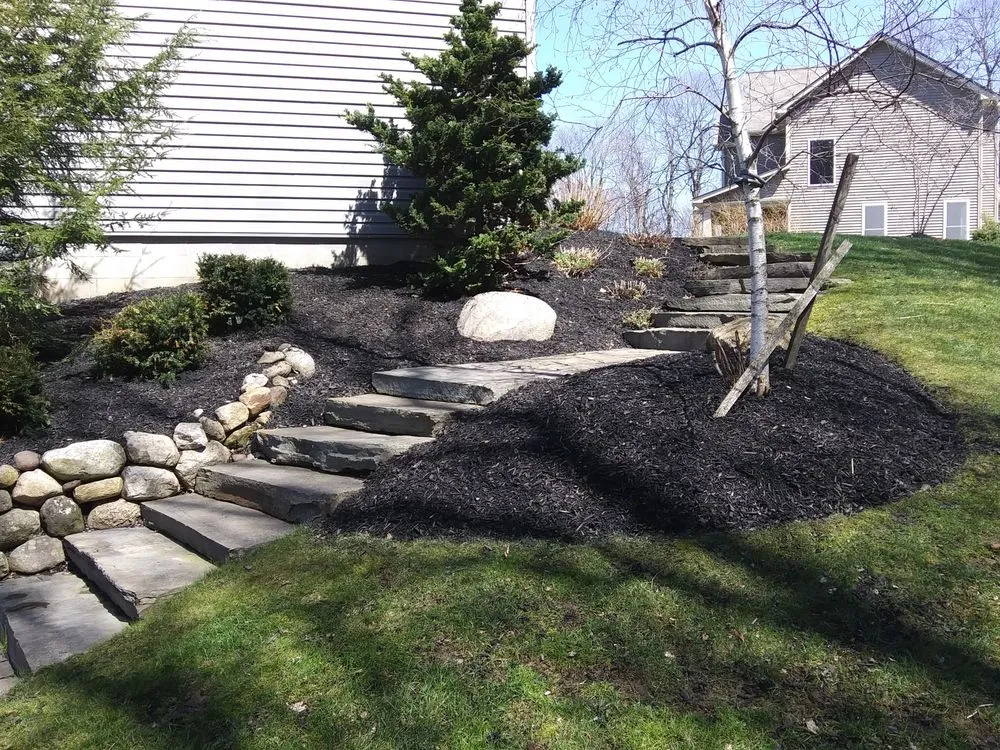 Top-rated landscape installation for residential properties in Geneva, NY by DeRaddo Lawn Care Services