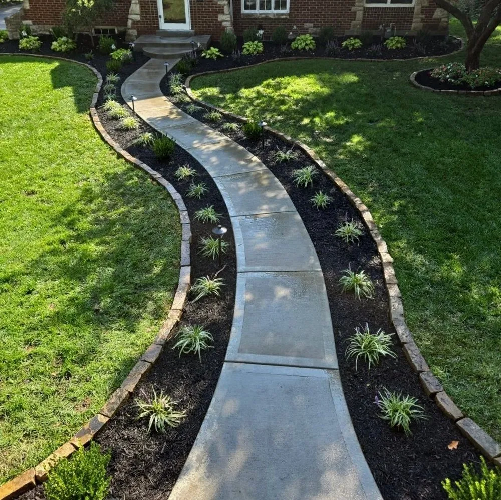 Professional residential landscaping for outdoor upgrades in Kansas City, MO by DeRocher's Lawn Salon