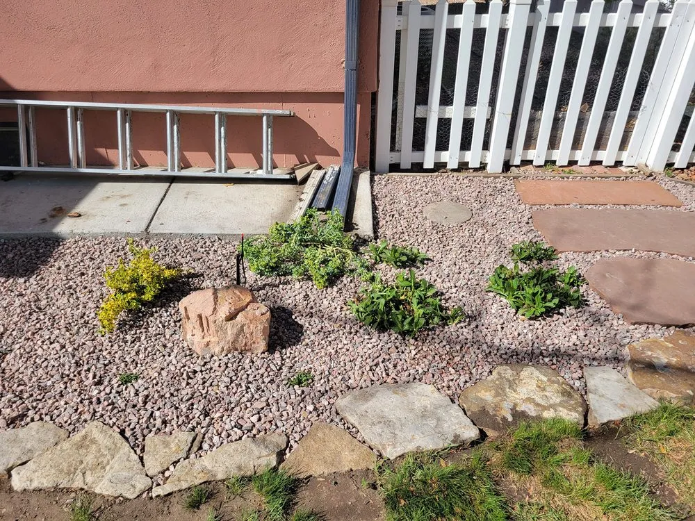 Custom yard cleanup service with custom design across Pueblo, CO - Derrick & Derrick's Tree & Lawn Service