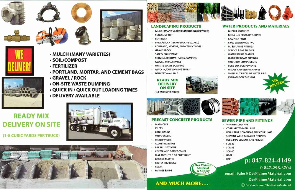 Trusted lawn mowing service with custom design in Des Plaines, IL by Des Plaines Material & Supply