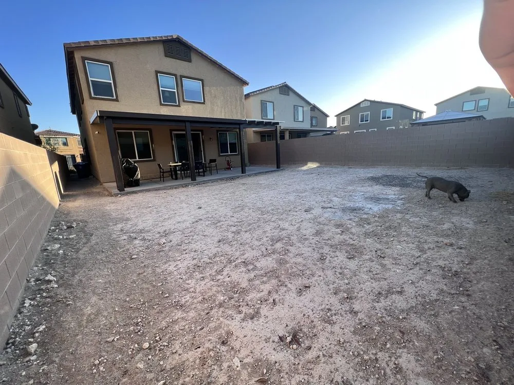 Custom yard cleanup service for homes across Las Vegas, NV - DeSantiago Landscape Services