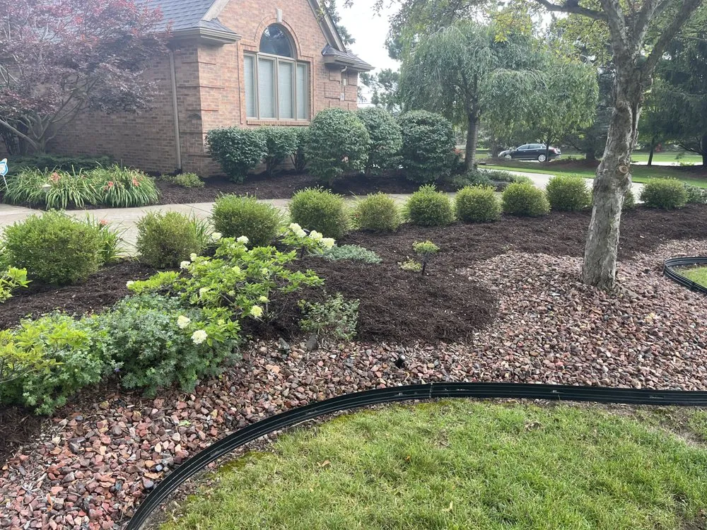 Local landscaping services for residential properties in Plymouth Charter Township, MI by DeSantis Landscape