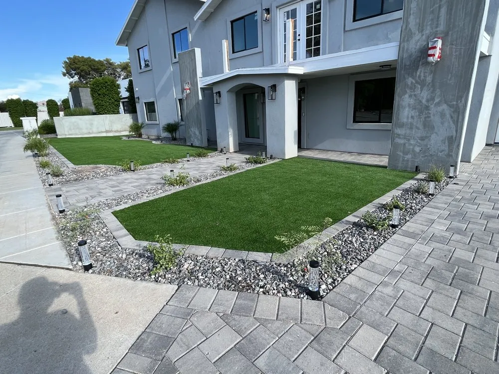 Custom outdoor landscaping with custom design across Phoenix, AZ - Descendants Landscaping