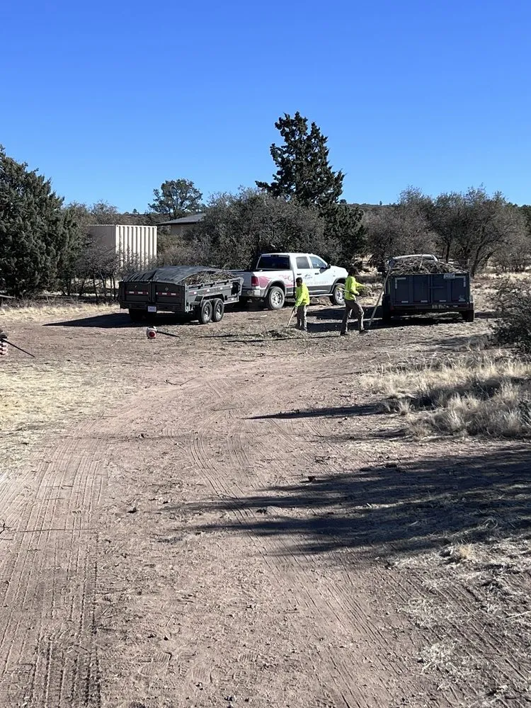 Professional yard cleanup service for residential properties across Prescott Valley, AZ - Deschenes Gang Bulk Trash And Junk Removal