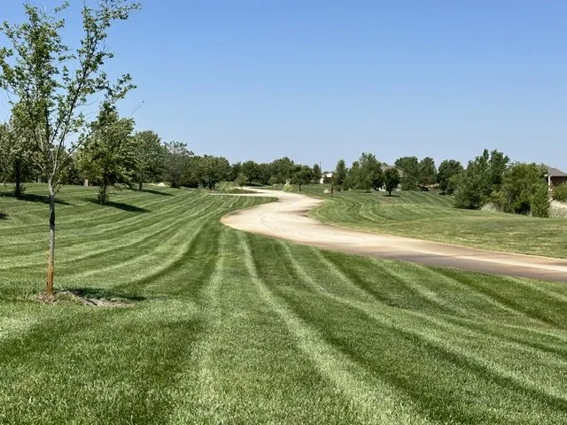 Custom landscape installation in Maize, KS by Desco Lawn Care