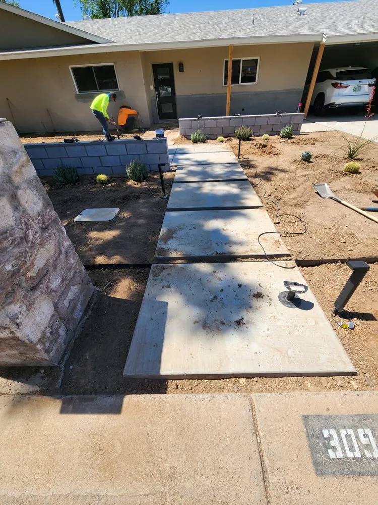 Professional landscape design in Phoenix, AZ - Desert Bloom Hardscaping