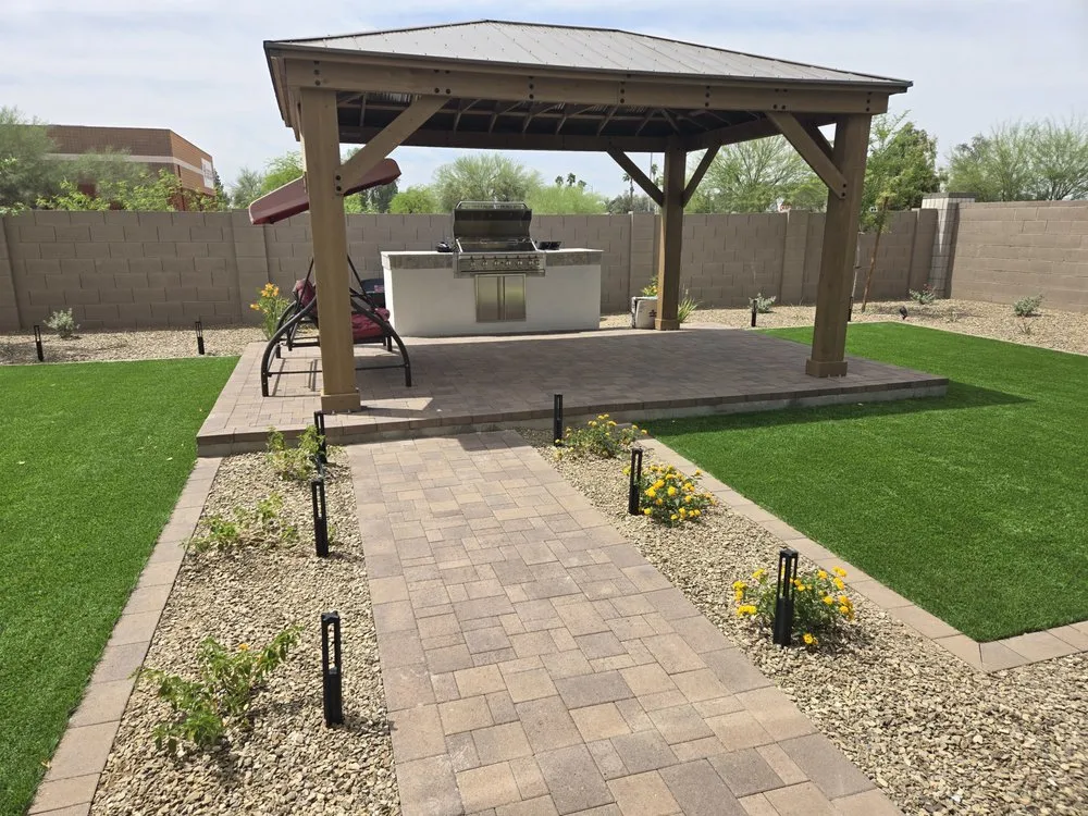 Reliable residential landscaping in Phoenix, AZ by Desert Bloom Hardscaping