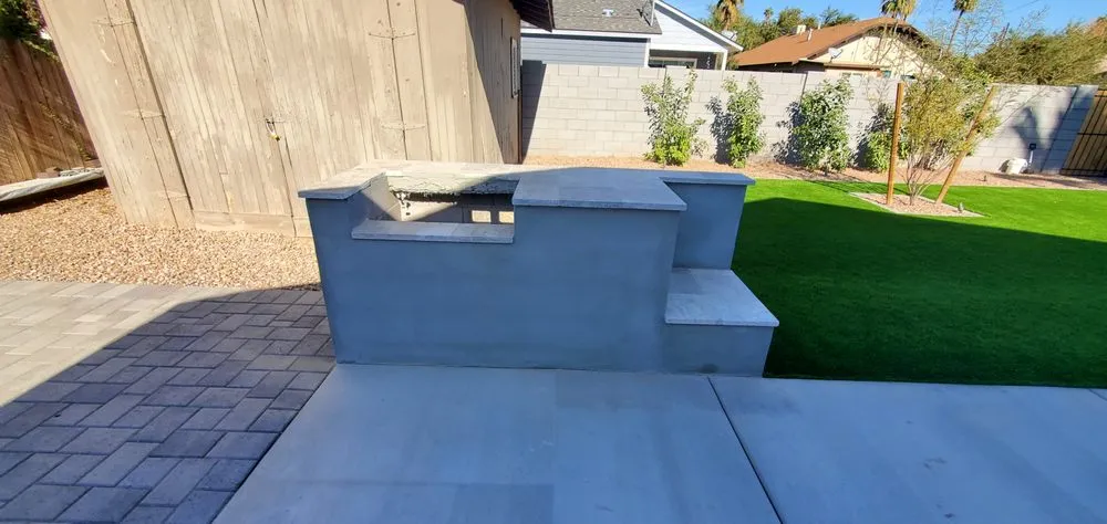 Trusted lawn care service for residential properties in Phoenix, AZ by Desert Bloom Hardscaping