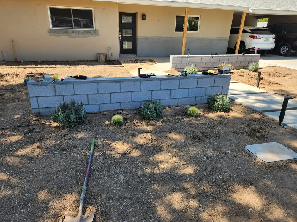 Affordable landscaping services in Phoenix, AZ by Desert Bloom Hardscaping